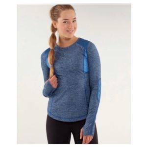 Lululemon Run Ice Queen Long Sleeve Top
